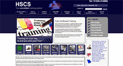 Desktop Screenshot of hscsltd.co.uk