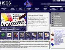 Tablet Screenshot of hscsltd.co.uk